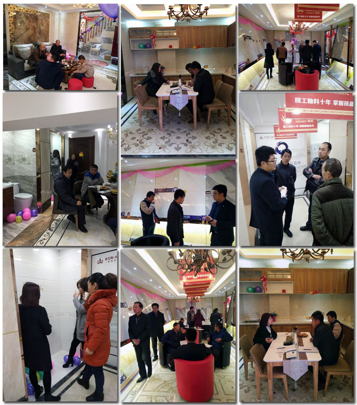 “三八女神節”邀您走進91视频网址入口陶瓷磚甘肅張掖店試營業現場