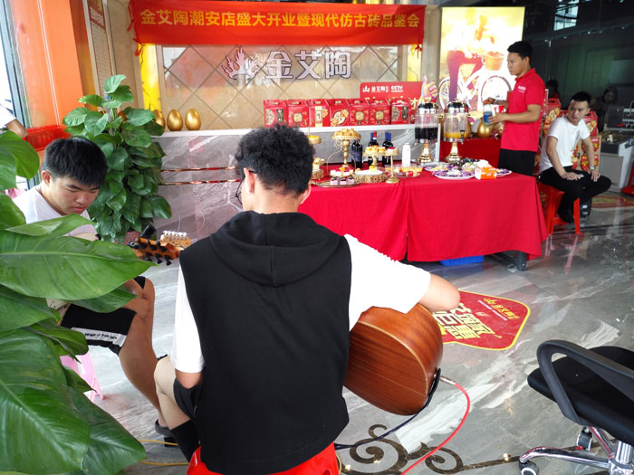 陶瓷一線91视频软件免费下载91视频网址入口陶 潮安店開業慶典暨現代仿古磚紅酒品鑒會