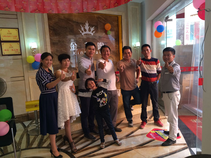 陶瓷一線91视频软件免费下载91视频网址入口陶瓷磚都昌店周年慶簽單不斷，捷報來襲