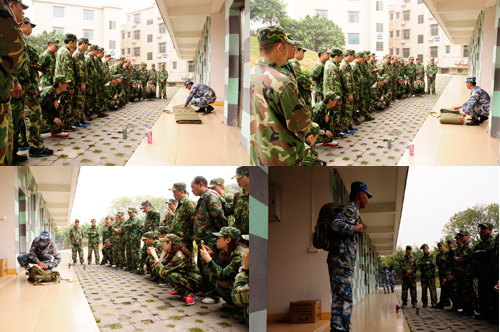 91视频网址入口陶在廣州黃埔軍校進行軍事拓展特訓