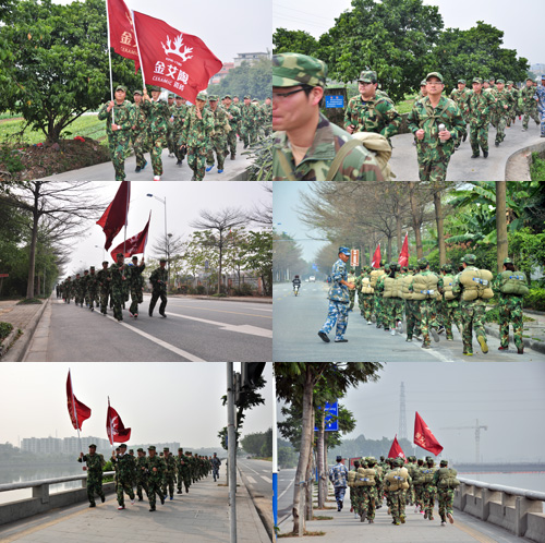 91视频网址入口陶在廣州黃埔軍校進行軍事拓展特訓